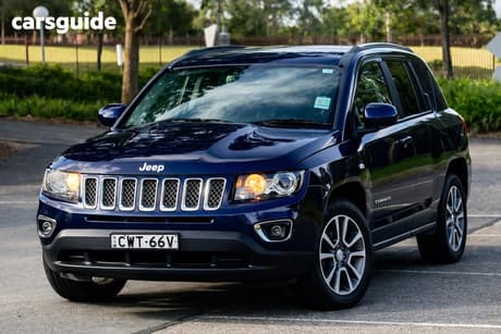 Blue 2014 Jeep Compass Wagon Limited (4X4)