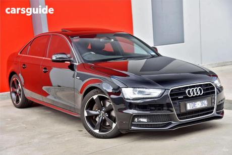 Black 2015 Audi A4 Sedan 2.0 Tfsi S-Line Quattro