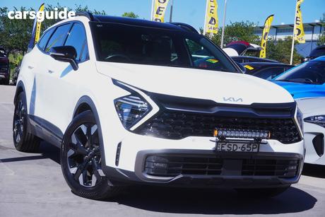 White 2022 Kia Sportage Wagon Gt-Line (Awd)