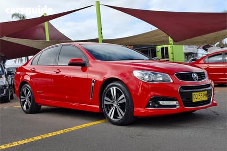 Red 2014 Holden Commodore Sedan Sv6 Storm