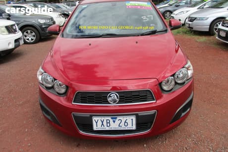 Red 2012 Holden Barina Hatchback Cd