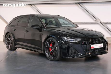 Black 2024 Audi RS6 Wagon Avant Gt