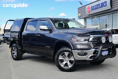 Grey 2022 RAM 1500 Crew Cab Utility Laramie (4X4) Fd3.2