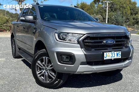 Silver 2021 Ford Ranger Double Cab Pick Up Wildtrak 3.2 (4X4)