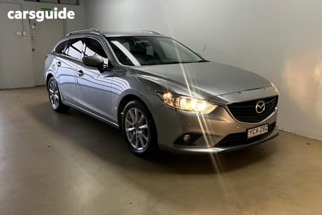 Silver 2013 Mazda 6 Wagon Touring
