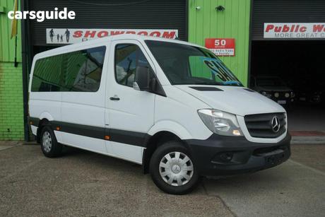 White 2016 Mercedes-Benz Sprinter Bus Transfer (313)