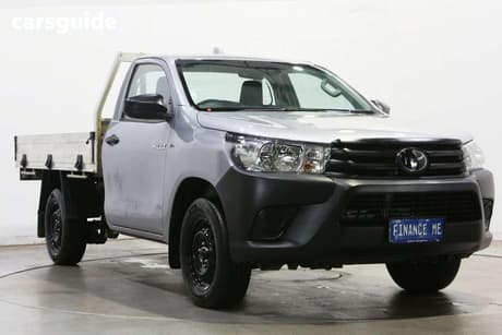 Silver 2022 Toyota Hilux Cab Chassis Workmate (4X2)