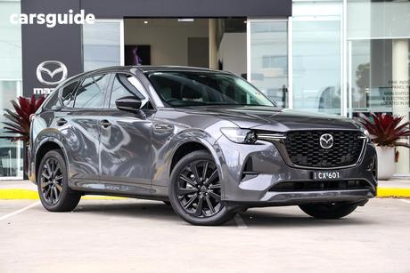 Grey 2025 Mazda CX-60 Wagon G40E Gt Vision Hybrid