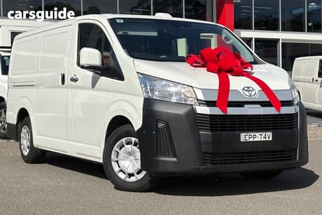 White 2021 Toyota HiAce Van Lwb