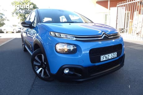 Blue 2020 Citroen C3 Hatchback Shine 1.2 Pure Tech 82
