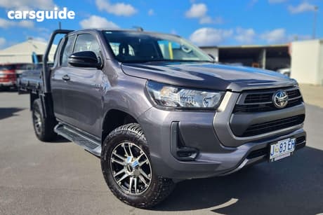 Grey 2020 Toyota Hilux X Cab Cab Chassis Sr (4X4)