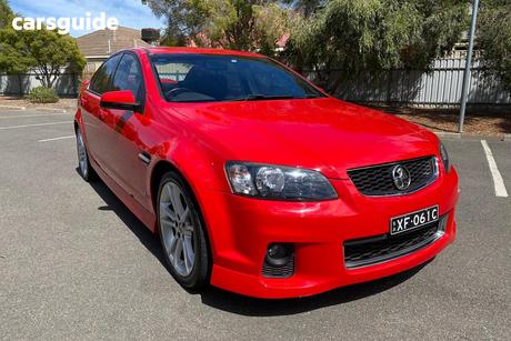 Red 2012 Holden Commodore Sedan Sv6