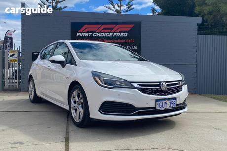 White 2017 Holden Astra Hatchback Rs
