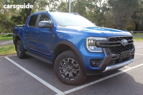 Blue 2025 Ford Ranger Double Cab Pick Up Wildtrak 3.0 (4X4)