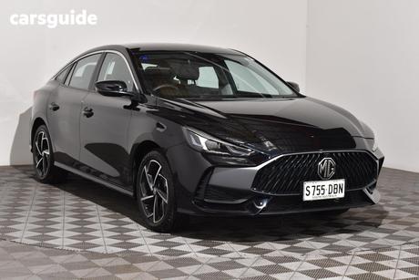 Black 2024 MG MG5 Sedan Essence