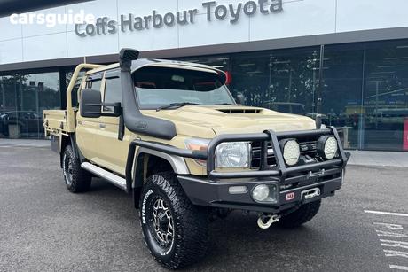 Beige 2020 Toyota Landcruiser Double Cab Chassis Gxl (4X4)