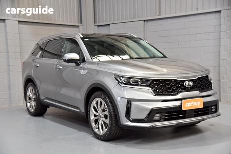 Grey 2020 Kia Carnival Wagon Platinum