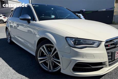 White 2014 Audi S3 Hatchback Sportback 2.0 Tfsi Quattro