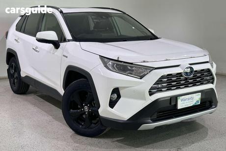 White 2020 Toyota RAV4 Wagon Cruiser Awd Hybrid