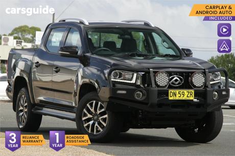 Black 2021 LDV T60 Double Cab Utility Max Pro (4X4)