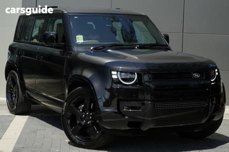 Black 2025 Land Rover Defender Wagon 110 D350 X-Dynamic Hse (257Kw)