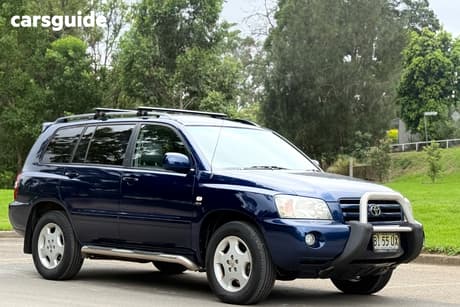 Blue 2007 Toyota Kluger Wagon Cvx (4X4)