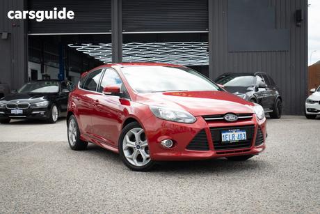 Red 2014 Ford Focus Hatchback Sport