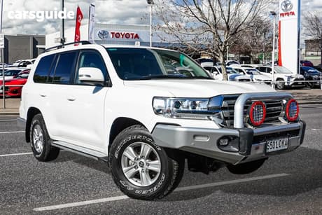 White 2020 Toyota Landcruiser Wagon Lc200 Gxl (4X4)