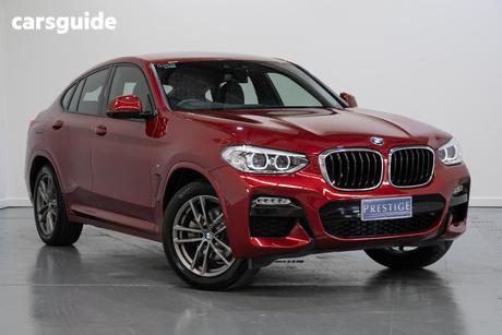 Red 2019 BMW X4 Coupe Xdrive 20I M Sport