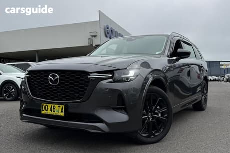 Grey 2024 Mazda CX-80 Wagon G40E Gt