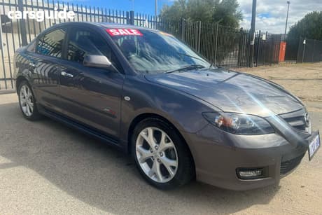 Grey 2008 Mazda 3 Sedan Sp23
