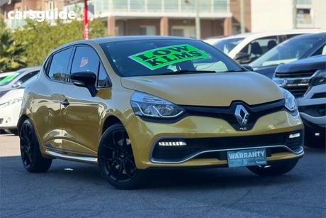 Yellow 2013 Renault Clio Hatchback Rs 200 Sport