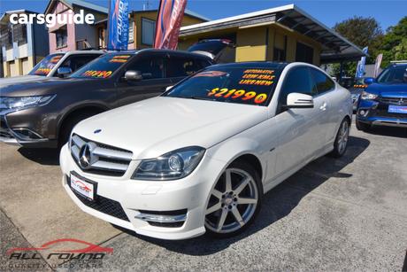 White 2012 Mercedes-Benz C350 Coupe BE