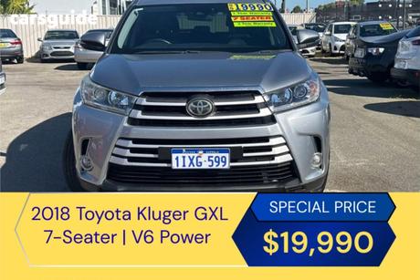 Silver 2018 Toyota Kluger Wagon Gxl (4X2)