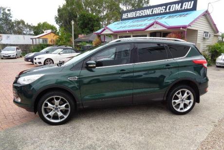 Green 2015 Ford Kuga Wagon Titanium (Awd)
