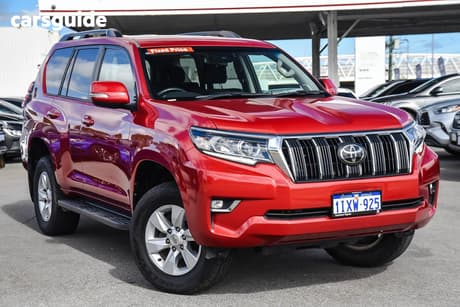 Red 2022 Toyota Landcruiser Prado Wagon Gxl