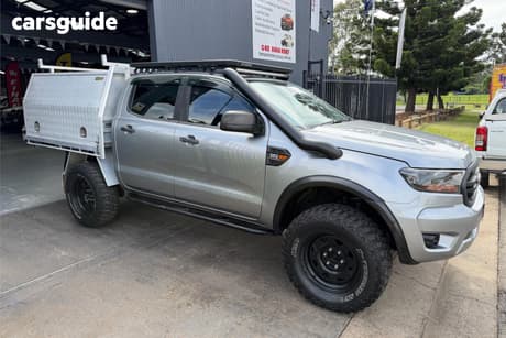 Silver 2020 Ford Ranger Double Cab Chassis Xl 3.2 (4X4)