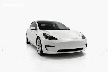 White 2022 Tesla Model 3 Sedan Long Range