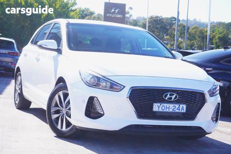 White 2018 Hyundai I30 Hatchback Active