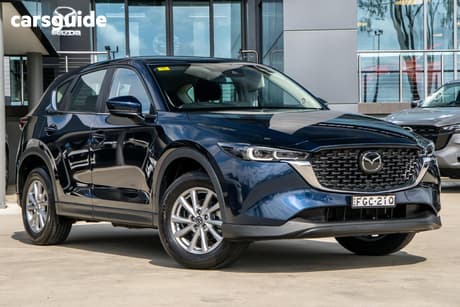 Blue 2024 Mazda CX-5 Wagon G20 Maxx (Fwd)