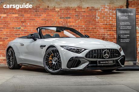 Grey 2025 Mercedes-Benz SL63 Roadster 4Matic+