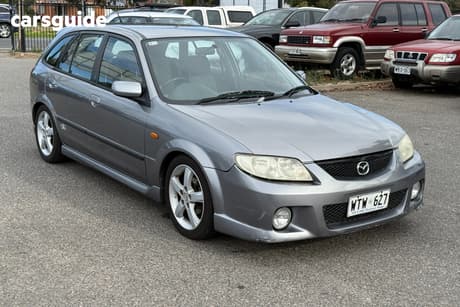 Grey 2002 Mazda 323 Hatchback Astina Sp20