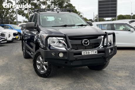 Blue 2018 Mazda BT-50 Dual Cab Utility Xt (4X4)