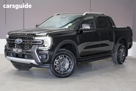 Black 2025 Ford Ranger Double Cab Pick Up Wildtrak 3.0 (4X4)