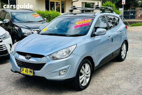 Blue 2012 Hyundai IX35 Wagon Highlander (Awd)