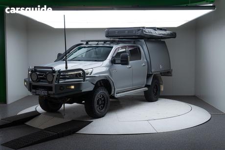 Silver 2015 Toyota Hilux Dual Cab Utility Sr5 (4X4)