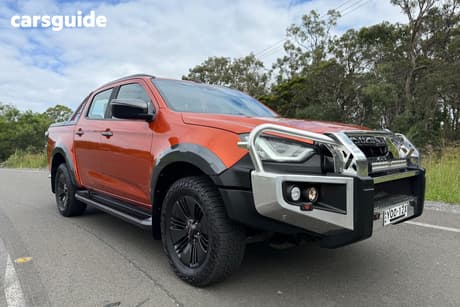 Orange 2020 Isuzu D-MAX Crew Cab Utility X-Terrain (4X4)