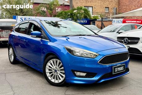 Blue 2016 Ford Focus Hatchback Sport