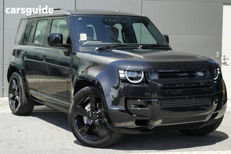 Black 2025 Land Rover Defender Wagon 110 D350 X-Dynamic Hse (257Kw)