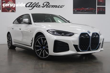 White 2022 BMW I4 Coupe Edrive40 M Sport Gran Coupe